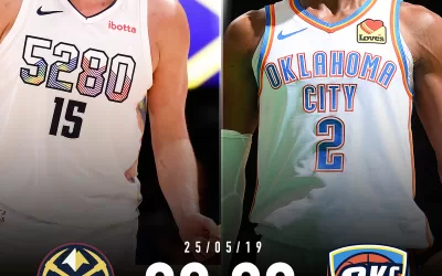 [⭐NBA季后赛黎明之战：掘金与雷霆临危受命，西决的门票将花落谁家？]